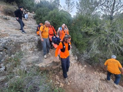 בת 8 שנקלעה למצוקה רפואית חולצה במהלך טיול באיזור