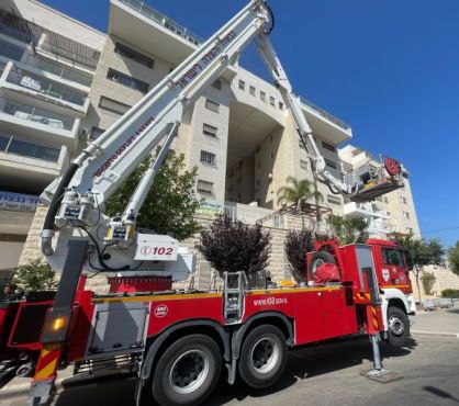 אימון בתרחישי שריפה בבניינים רבי קומות